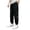 a01Black, variant on Mens Tapered Sweatpants Lightweight Relaxed Fit Drawstring Stretch Athletic Casual Pants with Pockets Dark Gray M