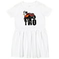 thumbnail image 3 of Inktastic 2nd Birthday Monster Truck Girls Toddler Dress, 3 of 5