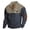Navy, variant on Men's Hoodless Sweatshirt Long Sleeve Crewneck Pullover Soft Casual Streetwear Top for Daily Comfort and Style Across Seasons