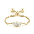 thumbnail image 2 of ANGARA Natural 0.02 Ct. Diamond Stackable Ring in 14K Yellow Gold for Women (Ring Size: 11.5), 2 of 9