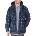 thumbnail image 3 of Visive Flannel Jackets For Men Big And Tall Zip Up Hoodie upto size 5XL, 3 of 9