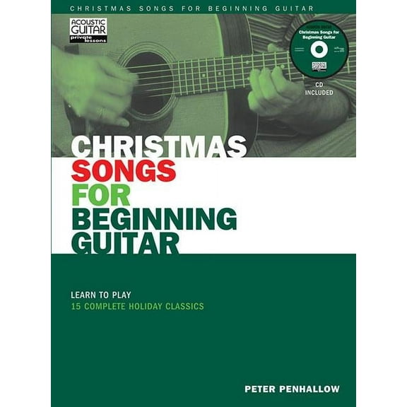Christmas Songs for Beginning Guitar Book/Online Audio (Other)