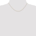 thumbnail image 2 of FJC Finejewelers 14k Rose Gold .5 Mm Cable Rope Chain (carded), 2 of 9