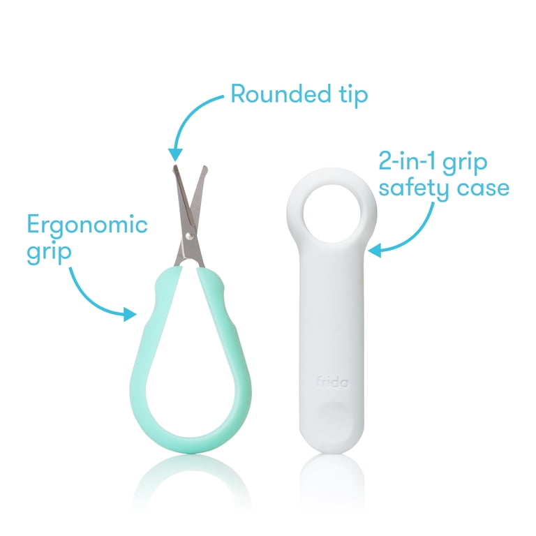Ergonomic Baby Nail Scissors with Safety Case photo 2