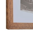 thumbnail image 3 of 2-1/2" Polystyrene Modern Picture Frame by WholesaleArtsFrames-com 8x8 744 Series - Stained Gold - Made In USA, 3 of 5