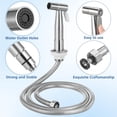 thumbnail image 2 of Universal Pull Out Kitchen Sink Side Sprayer 304 Stainless Steel 1/2 Inch Connector Hose, 2 of 7
