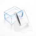 thumbnail image 1 of Juego de 2 sellos de silicona transparentes rectangulares para decoración de uñas Sello de silicona con raspador en forma de flor Disponible en 3 colores, 1 of 6