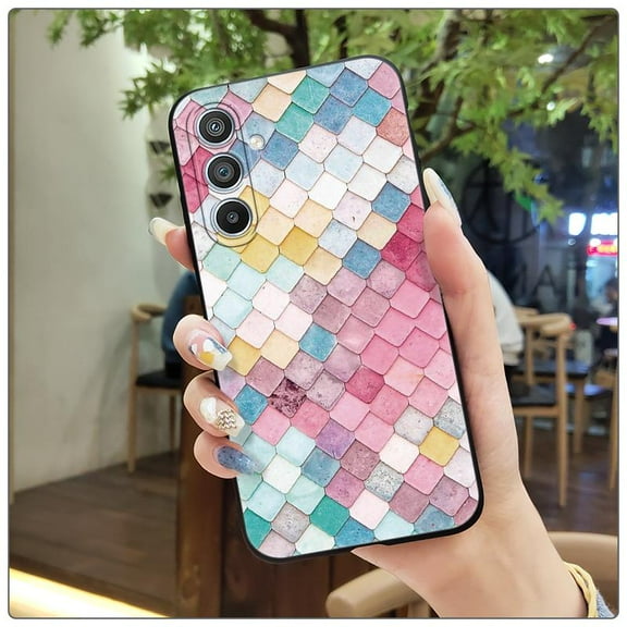 HBH-Phone Case For Samsung Galaxy A54 5G/SM-A546V/U/B, Cute Durable Fashion Design Anti-knock Full wrap Shockproof Silicone protective TPU Cover Anti-dust Soft case Dirt-resistant