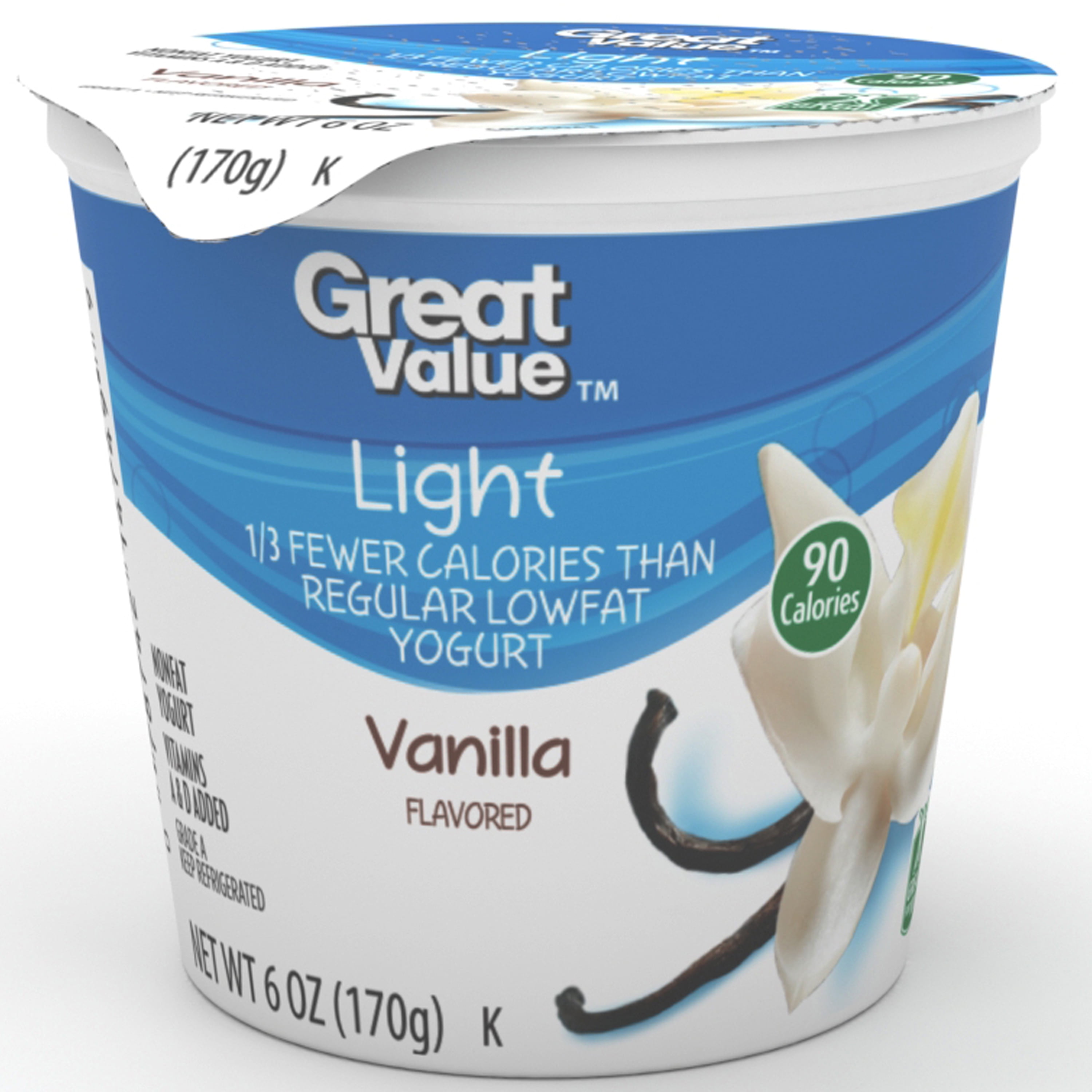 Vanilla Yogurt - vanilla - 1.9% M.F. Yogurt Creamy / Nutrition per 5.3 oz serving: