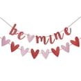 thumbnail image 2 of Zhaomeidaxi 	1 Set Love Heart Pattern Red Glittery Banner for Valentines Day Decorations,Valentines Theme Home Indoor Birthday Party Decorations Supplies,Valentines Day Decor, 2 of 8