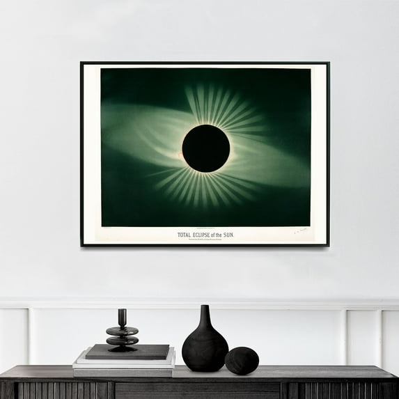 Total Eclipse of the Sun - 1881-1882 | E. L. Trouvelot
