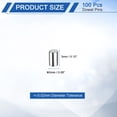 thumbnail image 2 of 100 Pack 2mm x 3mm Dowel Pins Bearing Steel Cylindrical Dowel Pins Shelf Support Peg Pin+/-0.02mm Diameter Tolerance, Silver Tone, 2 of 6