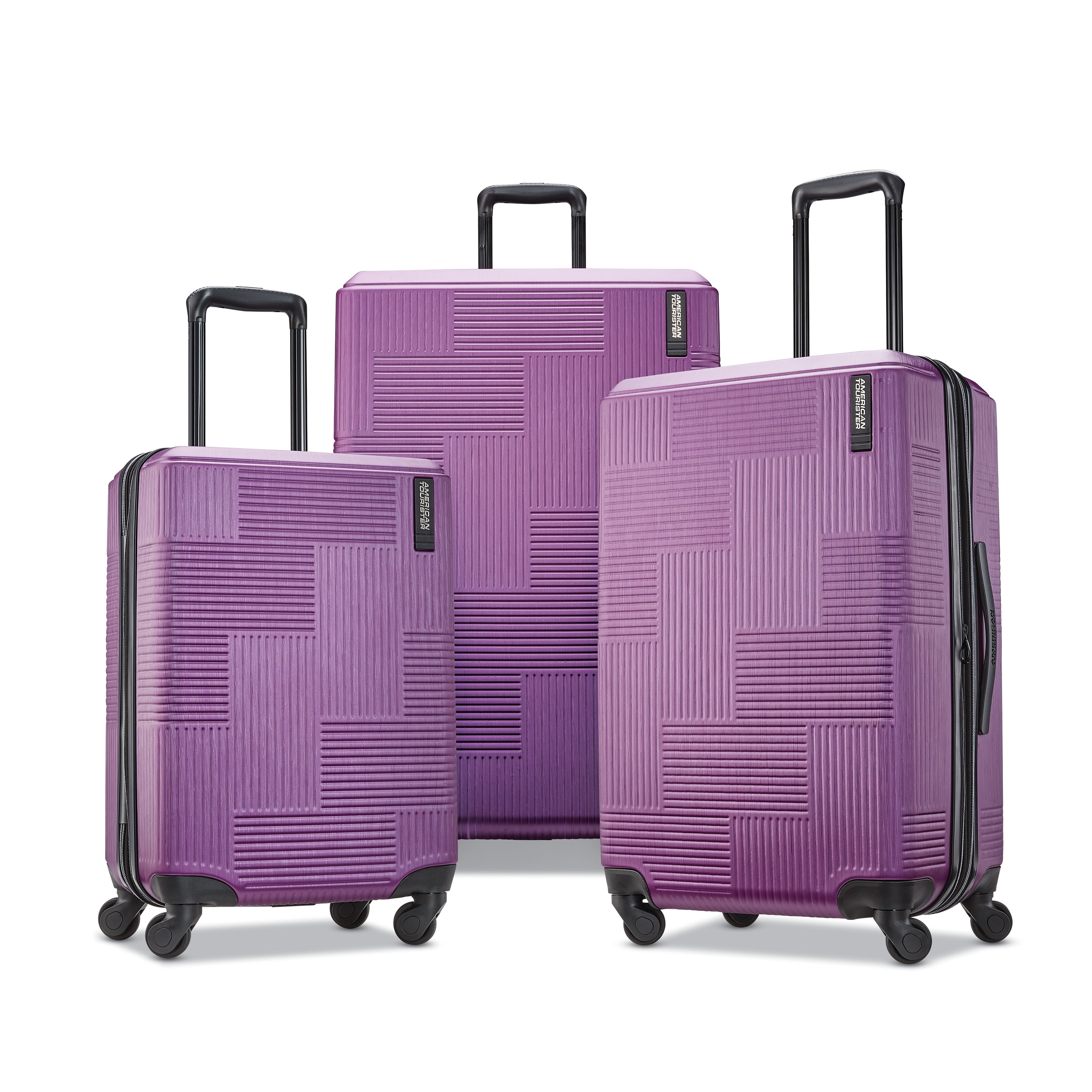 American Tourister Stratum XLT 3 Piece Hardside Spinner Set, 20-inch ...