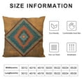 thumbnail image 6 of Nawypu  Southwest Canyons Diamond Throw Pillow Cover Tribal Pattern Vintage Zigzag Retro Marble Modern Geometric Grain Pillow Case Decorative Men Women Boy Girl Room Cushion Cover for Home, 6 of 6