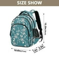 thumbnail image 3 of ALAZA Skeleton Dancing School Backpack Elementary Bag Bookbag Travel Rucksack, 3 of 6