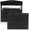 Ash Black, variant on Document File Folder, Thin PU Leather A4 Envelope Folder File Document Organizer Storage Case, Filing Envelope Folder with Closure, Black