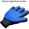 thumbnail image 4 of Pet Grooming Glove, Gentle Deshedding Brush Glove, Pet Hair Remover Mitt, Upgraded Five Finger Design, for Dog Cat Horse with Long & Short Fur (1 Pair), 4 of 4