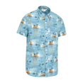 thumbnail image 4 of Mountain Warehouse - Camisa Hawaiana de Manga Corta para Hombre (Azul), 4 of 5