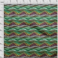 thumbnail image 4 of oneOone Rayon Light Green Fabric Floral Sewing Craft Projects Fabric Prints By Yard 56 Inch Wide, 4 of 5