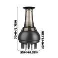 thumbnail image 2 of Buy 2 get 10% off Essential oils Essential Coconut oil Scalp Solution Applicator 6 Combs Ball Type Head Oil Rollerball Massage Comb, Scalp Hair Oil Comb Scalp Care Brush, 2 of 2