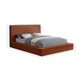 thumbnail image 3 of Meridian Furniture Dorian Cognac Velvet Queen Bed, 3 of 7