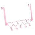 thumbnail image 4 of Gancho para puerta con forma de corazón, gancho para toallas, perchero, organizador para armario, dormitorio, 4 of 9