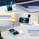 thumbnail image 4 of Cargador Inalámbrico 3 en 1 Plegable Blanco, Compatible iPhone Apple Watch AirPods, Base Rápida Portátil, 4 of 5