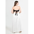 thumbnail image 3 of Vestido largo bicolor Roman Fashion /Juvenil, 06620 (Blanco) blanco CH, 3 of 5