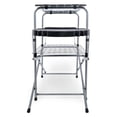 thumbnail image 3 of Camco Deluxe Folding Outdoor Grill Table w/ Plastic Side Tables and Cup Holders, 3 of 12