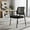 Black, variant on Stacking Waiting Room Guest Chair, Set of 2 Office Mesh Arm Chair with Comfy Padded Seating, Room Saving, Black