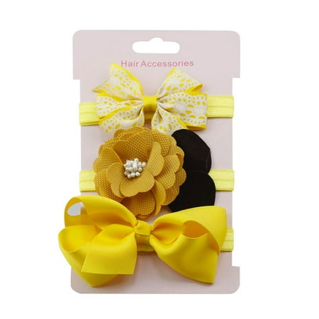 

JDEFEG Baby Book Memory Girl Hair Elastic Bowknot Girls 3Pcs Kids Headband Hairband Set Baby Floral Baby Care Hoodie Girls Baby Essentials Registry for Baby Polyester G