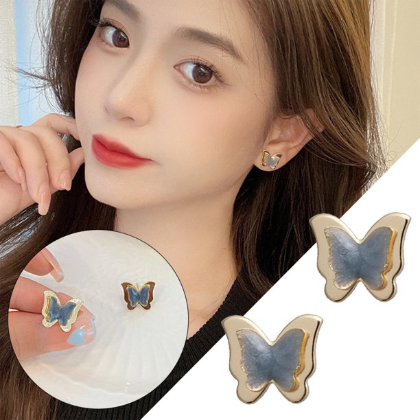 WILLBEST Aretes Mujer Pequeños Pendientes Super Fairy Pendientes Pequeños Ligeros Para Mujer Pendientes