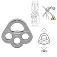thumbnail image 3 of S SERENABLE 35KN Aluminum Climb Descender Rigging Plate Rappel Gear Downhill Equipment Heavy Duty, 3 of 7