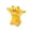 Yellow, variant on Cute Raised‑Paw Black Ceramic Cat Storage Holder, Decorative Cat Figurines, Vanity Counter Organizer for Bathroom Tabletop Decor