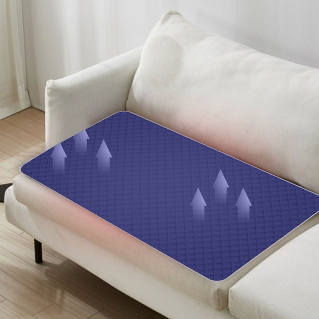 COM1950s Coussin Chauffant 5V, Coussin Chauffant Portable avec Réglages de Température Réglables, Tissu Imperméable et Antidérapant pour Bureau Voiture Maison et Extérieur, Design Compact et Léger