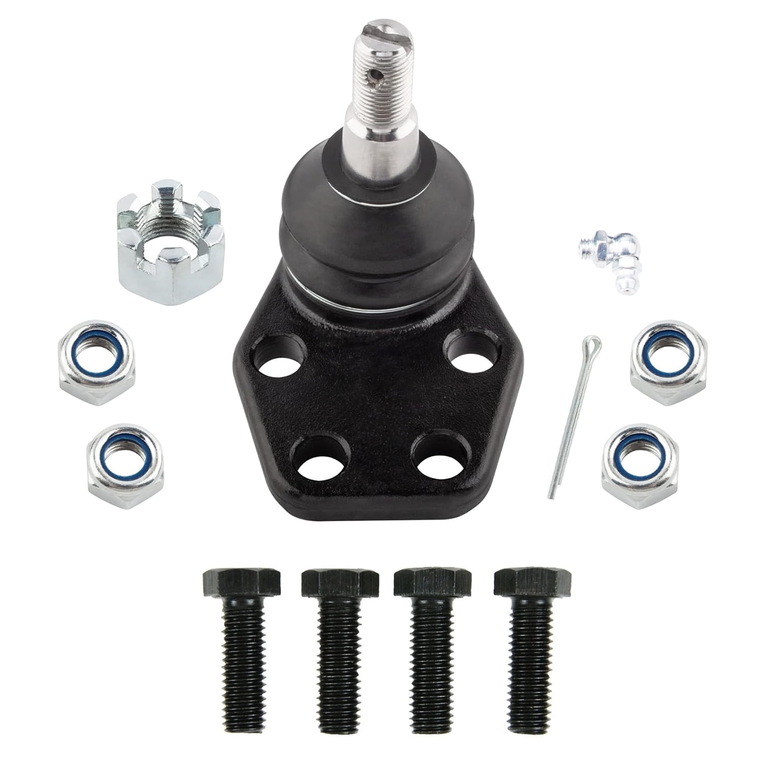 Detroit Axle - RWD Front Upper and Lower Ball Joints Replacement for 2000 2001 Dodge Ram 1500