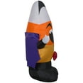 thumbnail image 2 of Gemmy Airblown Inflatable Candy Corn Vampire, 3.5 ft Tall, orange, 2 of 4