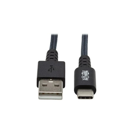 UPC: 0037332241344 | Tripp Lite Heavy Duty USB-A to USB C Charging Sync Cable for Androids M/M 10ft