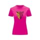 thumbnail image 2 of Playera Blusa Con Estampado De Jaguar Animal Print Ropa Para Mujer Color Fucsia Talla Chica Marca Emil SaEs, 2 of 4