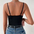 thumbnail image 3 of Women's Corset Bodysuit Mesh Sheer Sleeveless Jumpsuit Shirts Tops Wedding Attire for Women Guest Womens Jumpsuit Outfits Suit Romper Jumpsuits for Women Long Sleeve Jumpsuit Outfits for Women, 3 of 4