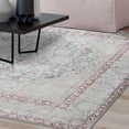 thumbnail image 7 of Bremond Floral Medallion Indoor Boho Area Rug, Cobalt Blue, 7' 6" x 9' 6", 7 of 7