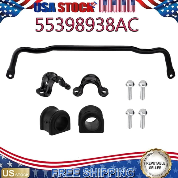 For 2011-18 Ram 1500 4WD Front Suspension Stabilizer Bar Complete Kit 55398938AC