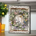 thumbnail image 3 of Spring Wreath Wooden Wall Art by D. Gelsinger | Easter Spring D�cor - 95608B-1712, 3 of 8
