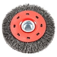 thumbnail image 2 of Forney Industries Wire Wheel, Crimped, 4 in x .012 in x 5/8 in-11 Arbor, 2 of 6