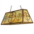 thumbnail image 4 of Meyda Tiffany 126125 Circle Cross 9 Light 48" Wide Linear Pendant - Copper, 4 of 5