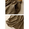 thumbnail image 5 of Women's A-Line Split Hem Skirt with Embroidery and Tie Detail Casual Spring Summer Fall Flowy Comfortable, 5 of 5