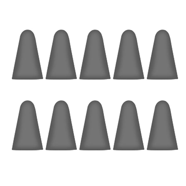 Matsuzay 10 piezas de tapas de punta antideslizante profesional resistente a los arañazos de silicona pantalla táctil pluma funda de punta de Electrónica Rojo brillante