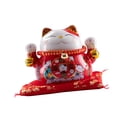 thumbnail image 1 of GUOOL Cute Cat Money Bank Animal Statue Sculpture Money Box Ceramic Ornament for A, 1 of 9