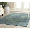 thumbnail image 2 of Safavieh Vintage Collection VTG112 Oriental Medallion Distressed Premium Viscose Area Rug, 67" x 92", Turquoise / Multi, 2 of 3