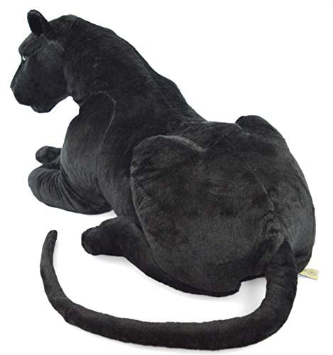 Kids Toy Black Panther Stuffed Lifelike Animal Plush Toddler Large Cuddly Soft 